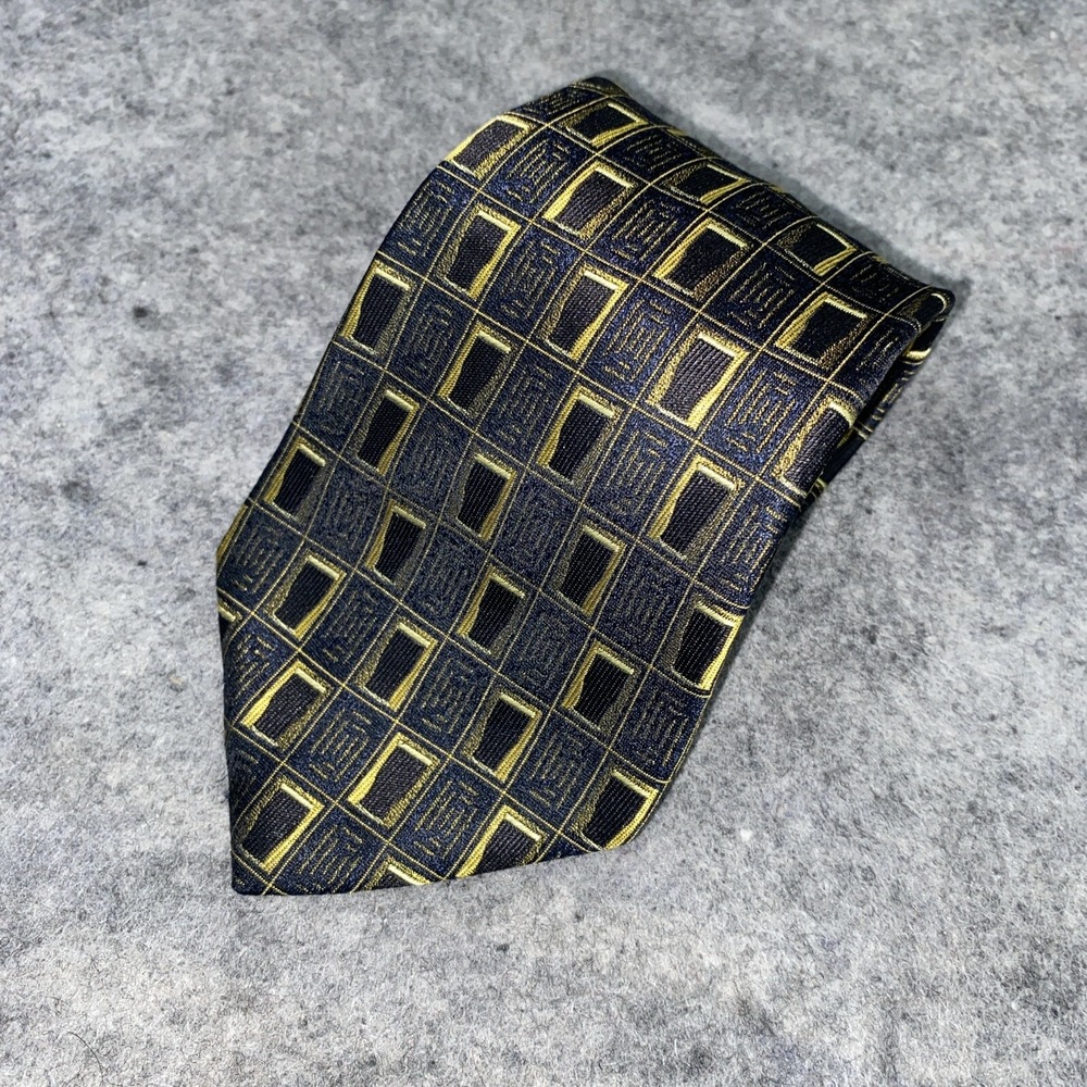 Patrick Francis‎ Ireland Green Blue Gold 100% Silk Men's Party Neck Tie Corpcore